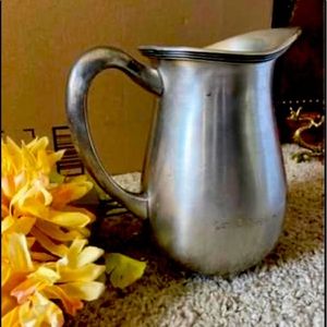 Pewter drink pitcher